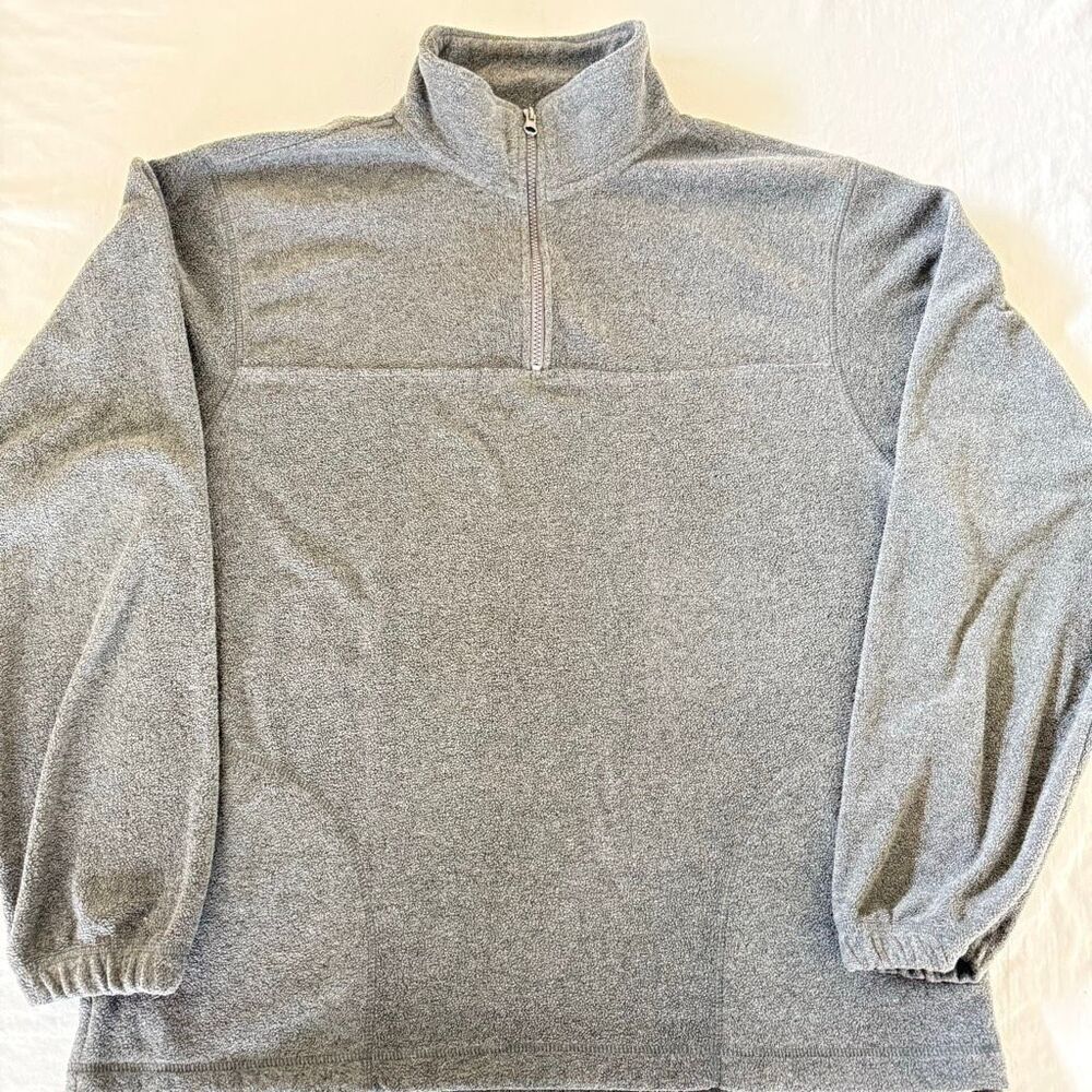 North Pole | Quarter Zip Fleece Pullover | Charcoal Grey | Men’s | Size XL